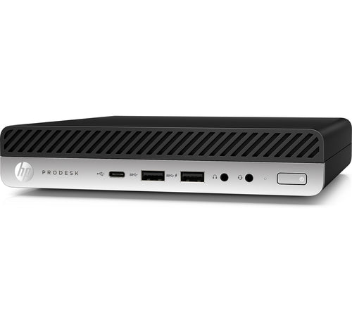 Refurbished HP ProDesk 600 G4 Mini PC- Intel Core i3, 8th Gen, 128GB SSD, 8GB RAM (NO OS INSTALLED)