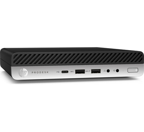 Refurbished HP ProDesk 600 G4 Mini PC- Intel Core i3, 8th Gen, 128GB SSD, 8GB RAM (NO OS INSTALLED)